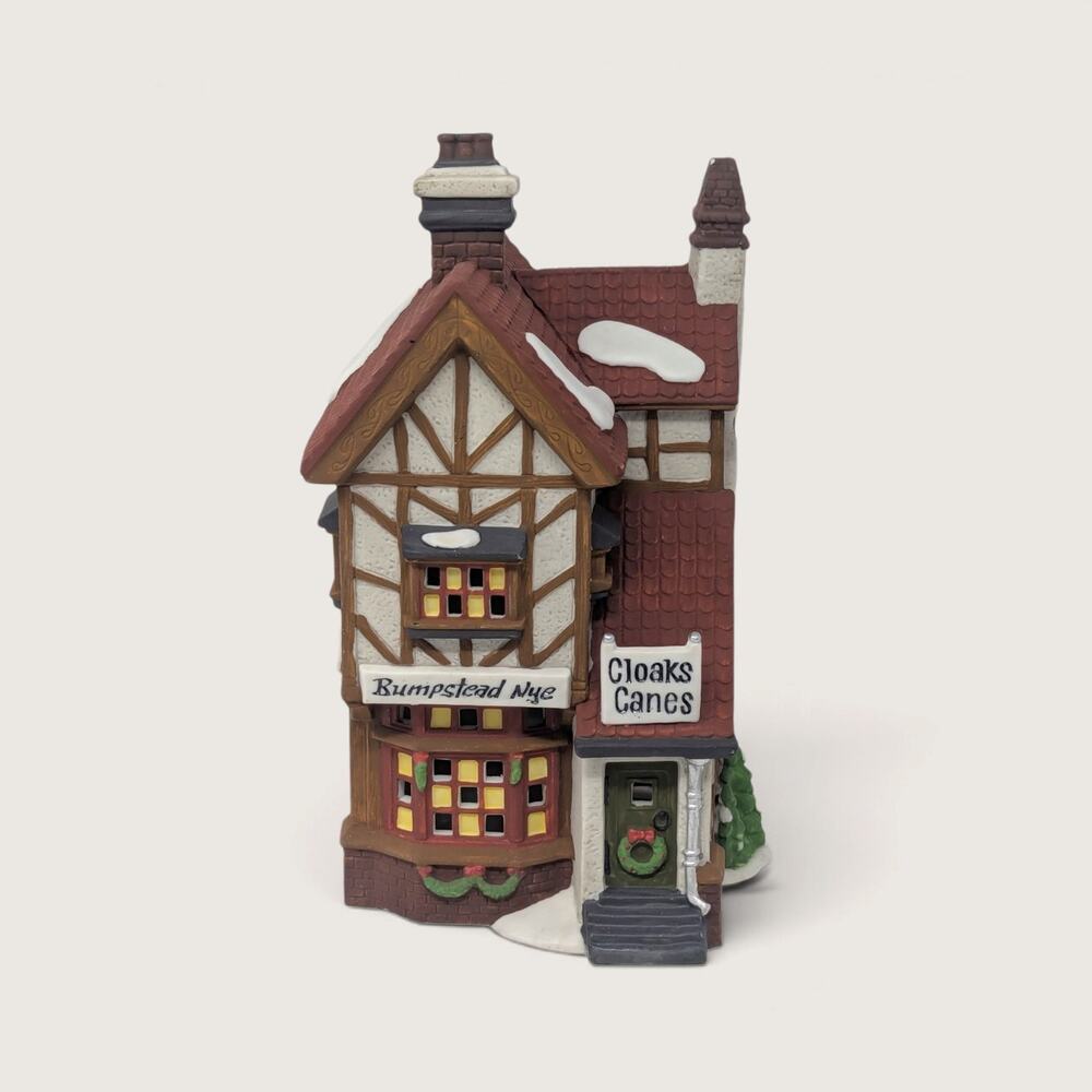 Vintage 1993 Dept 56 Bumpstead Nye Cloaks And Canes Dickens Village